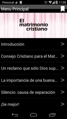 El Matrimonio Cristiano android App screenshot 4